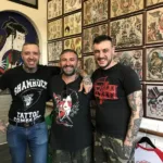 Con Ale Lemme y Heinze en Psycho Tattoo Roma